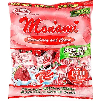 Monami Strawberry and Cream Candy (55 PCS)