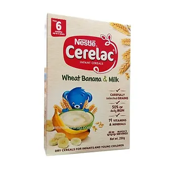 Cerelac Wheat Banana & Milk 250g
