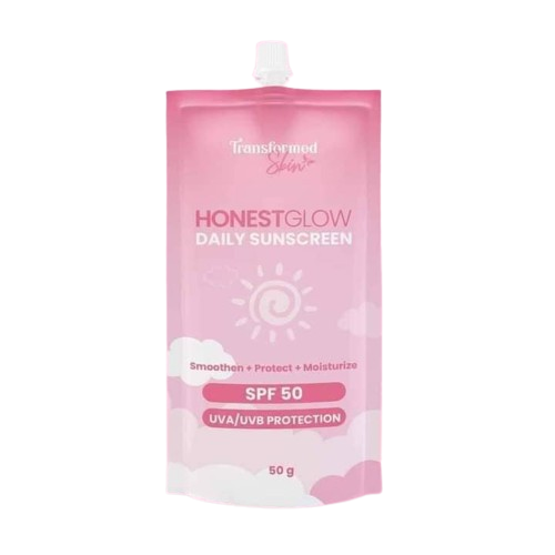 Transformed Skin HonestGlow Daily Sunscreen SPF 50 UVA/UVB Protection (50g)