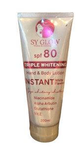 SY Glow Triple Whitening Lotion SPF 80 200ml