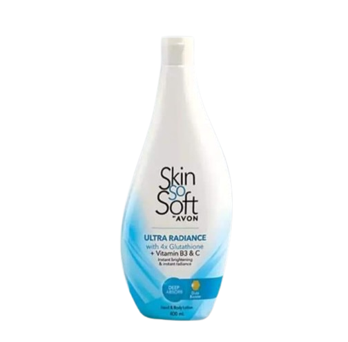 Avon Skin So Soft Ultra Radiance with 4x Glutathione Hand and Body Lotion 400ml