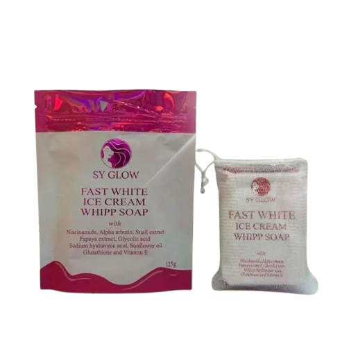 SY Glow Fast White Ice Cream Whipped Soap 125 g SY Glow Fast White Ice Cream Whipped Soap 125 g
