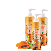 Load image into Gallery viewer, Avon Naturals Papaya &amp; Soy Hand &amp; Body Lotion
