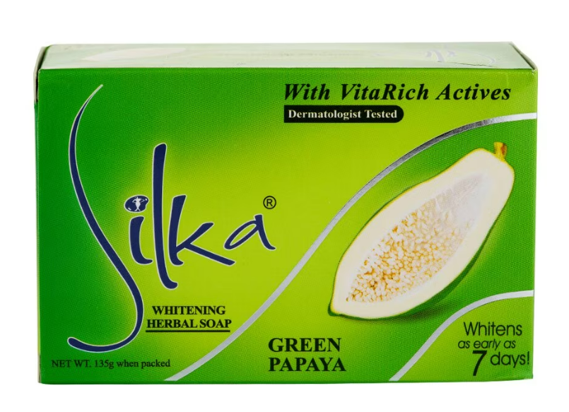 Silka Green Papaya Whitening Soap 135g