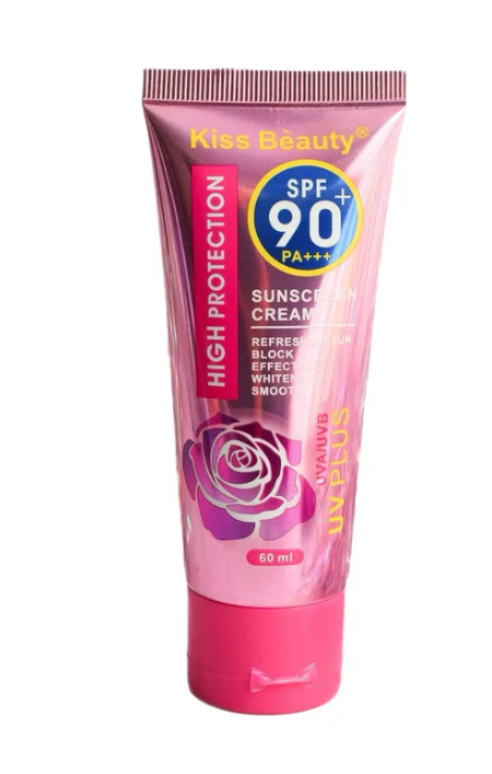 Kiss Beauty Sunscreen Cream SPF 90+ PA+++ 60ml