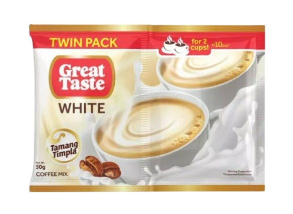 Great Taste White Twin Pack Coffee Mix 50g