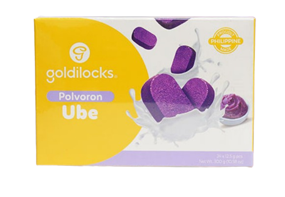 Goldilocks Ube Polvoron