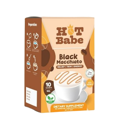 Hello Bloom Glam Hot Babe Black Macchiato Coffee 10 sachets
