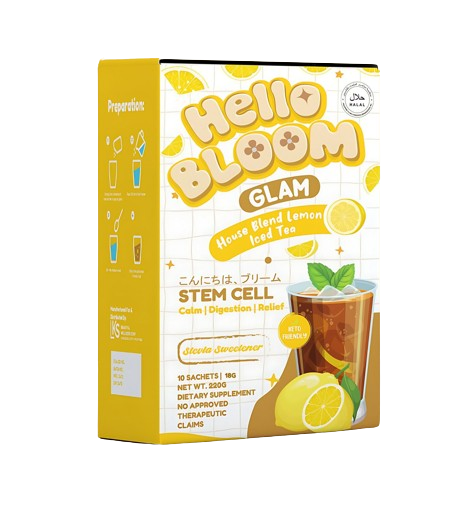 Hello Bloom Glam House Blend Lemon Iced Tea 10 sachets