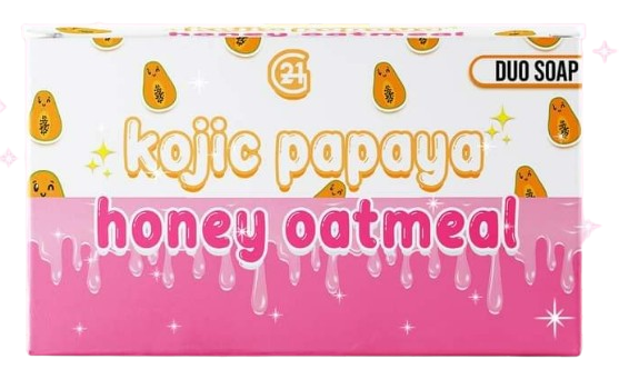 G21 Kojic Papaya Honey Oatmeal Duo Soap 150g