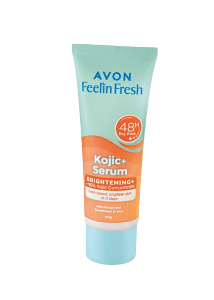 Avon Feelin Fresh KOJIC+SERUM Quelch Anti-Perspirant Deodorant Cream 55g