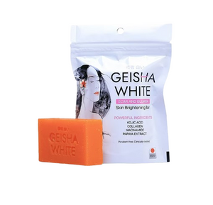 Geisha White CLASSIC PINK Brightening Bar 65g