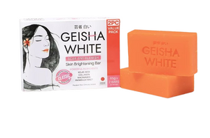 Geisha White CLASSIC PINK Brightening Bar 65g x 2 bar