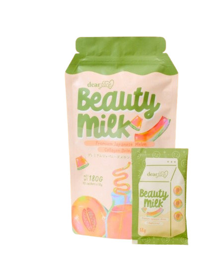 Dear Face Beauty Milk Melon Collagen drink 10 sachets