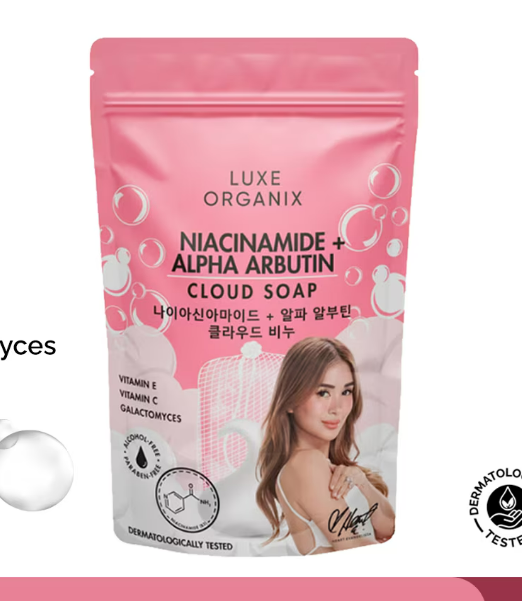 Luxe Organix Niacinamide Brightening Cloud Soap 180 g