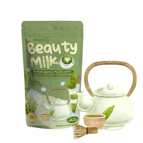 Dear Face Beauty Milk  Premium Japanese Matcha Latte