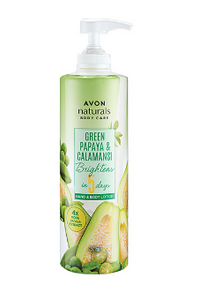 Avon Naturals Green Papaya & Calamansi Hand & Body Lotion 720 ML