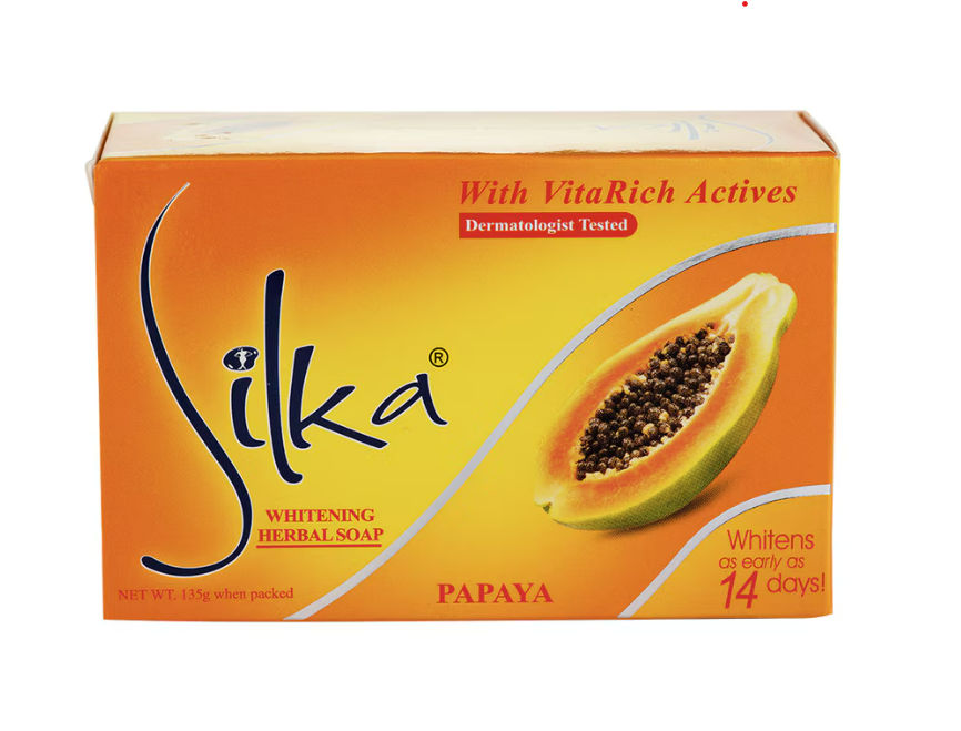 Silka Whitening Papaya Soap 135g