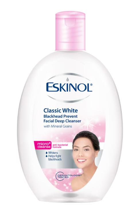 Eskinol Deep Cleanser Classic White Blackhead Prevent 225 mL