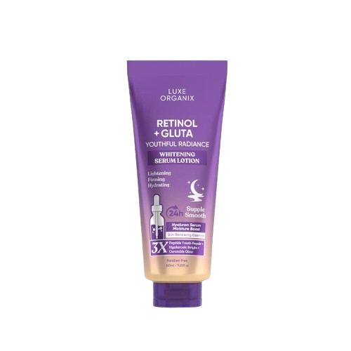 Luxe Organix Retinol + Gluta Youthful Radiance Serum Lotion 350 mL