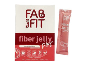 FAB & FIT - Fiber Jelly Plus Lychee Flavour