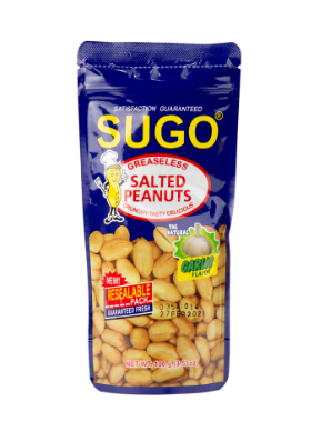 Sugo Salted Peanuts Garlic 100g