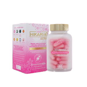 Hikari Whitening Glutathione 60 Capsules (New and Improved)
