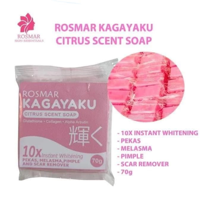 Rosmar Kagayaku Bleaching Citrus Soap (BUY 1 TAKE 1 FREE)