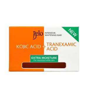 Belo Kojic Acid + Tranexamic Acid Extra Moisture Whitening Bar Soap 65 x 2