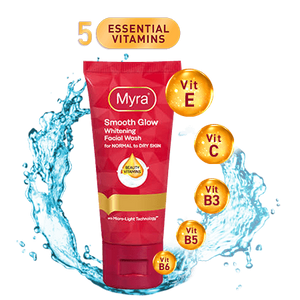 Myra E Smooth Glow Whitening Facial Wash 50 mL