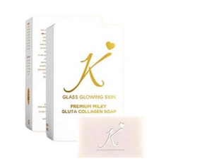 K Glass Premium Milky Gluta Collagen Soap by Glass Glowing Skin by K